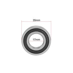 Set of 2 Ball Bearings 16003-2RS for 17x35x8mm Applications