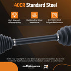 AWD Front Right CV Axle Shaft for Nissan Rogue (2014–2020)
