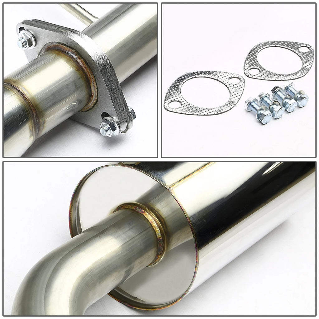 4" Rolled Muffler Tip for Altezza IS 2JZ XE10 (1998–2005) - Stainless Catback Exhaust