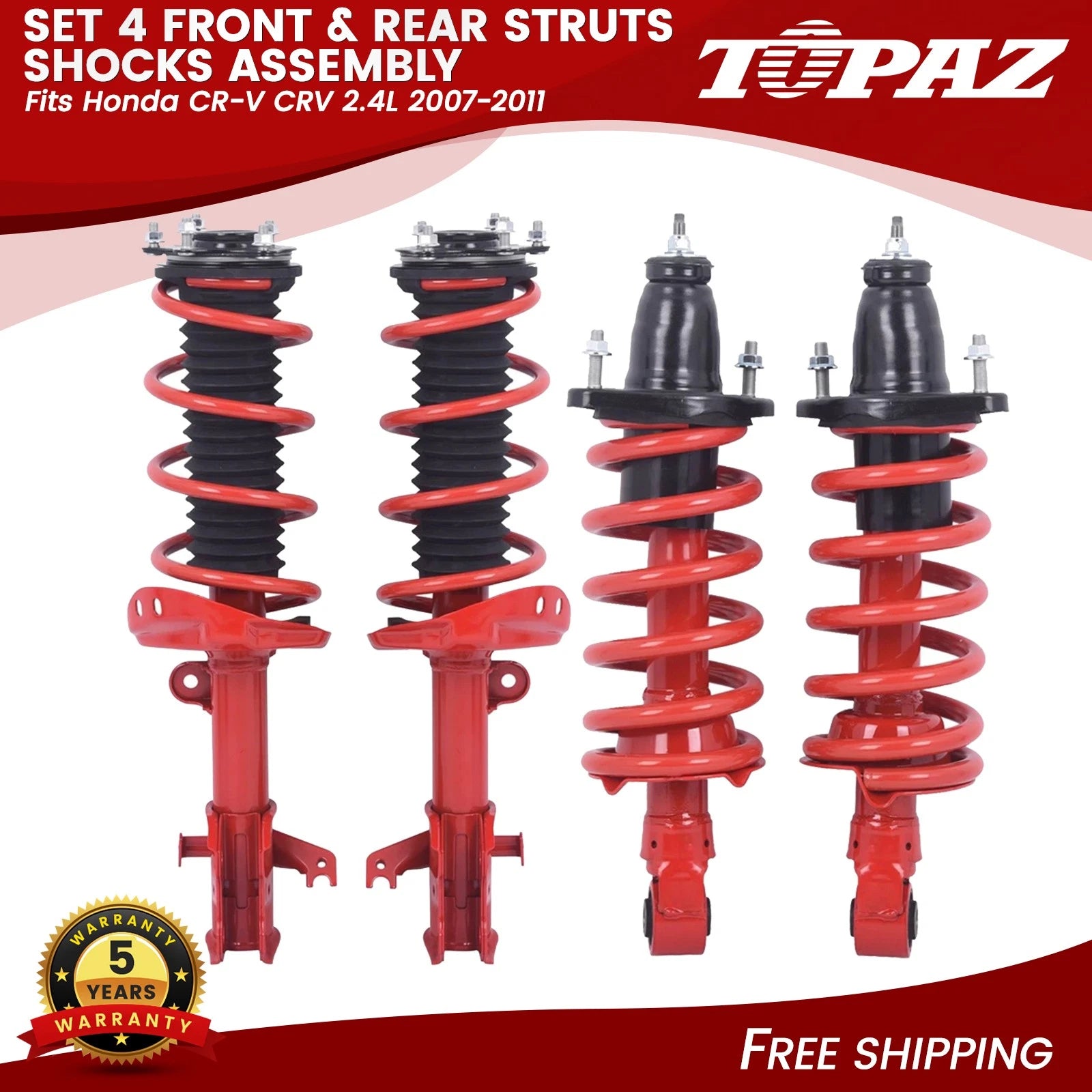 Complete Strut and Shock Assembly for Honda CR-V 2007–2011