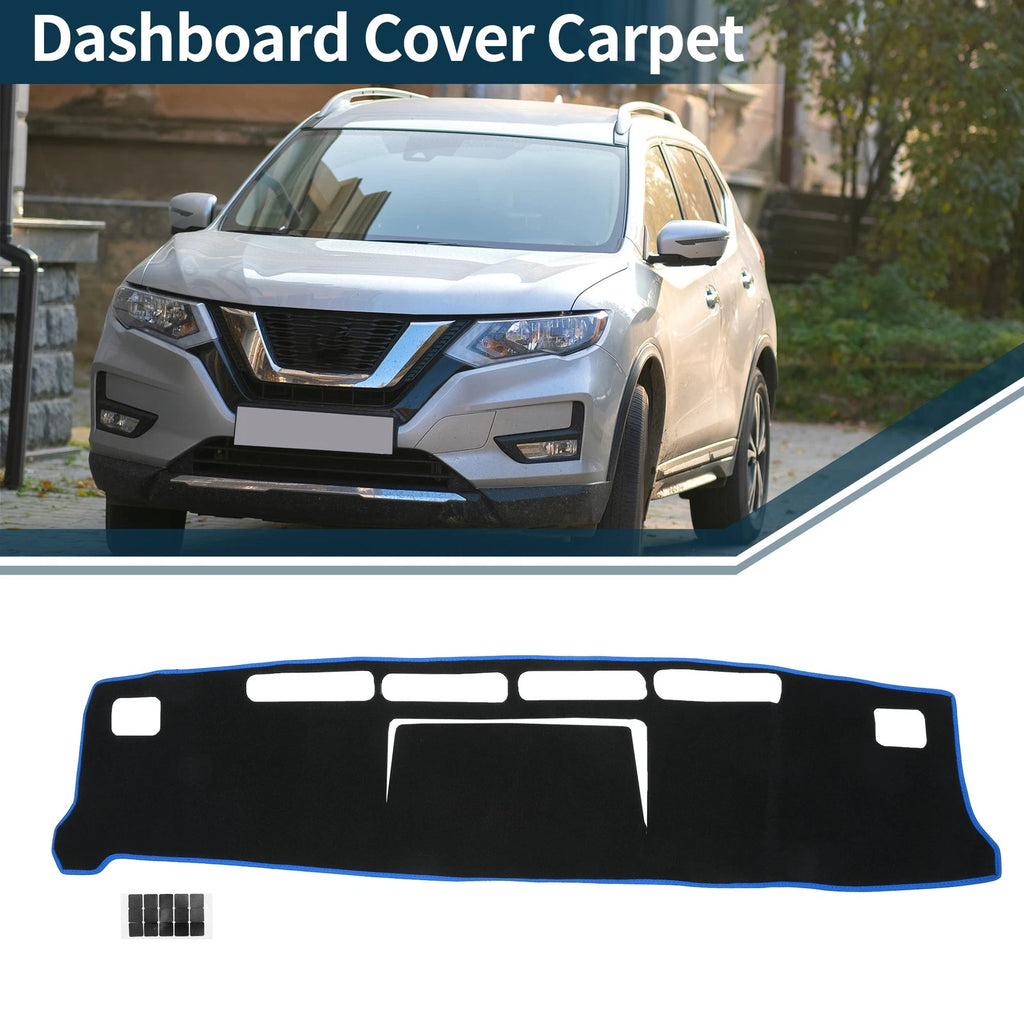 Dashboard Cover Mat for Nissan NV350 Caravan E26 (2012–2024) Black Blue