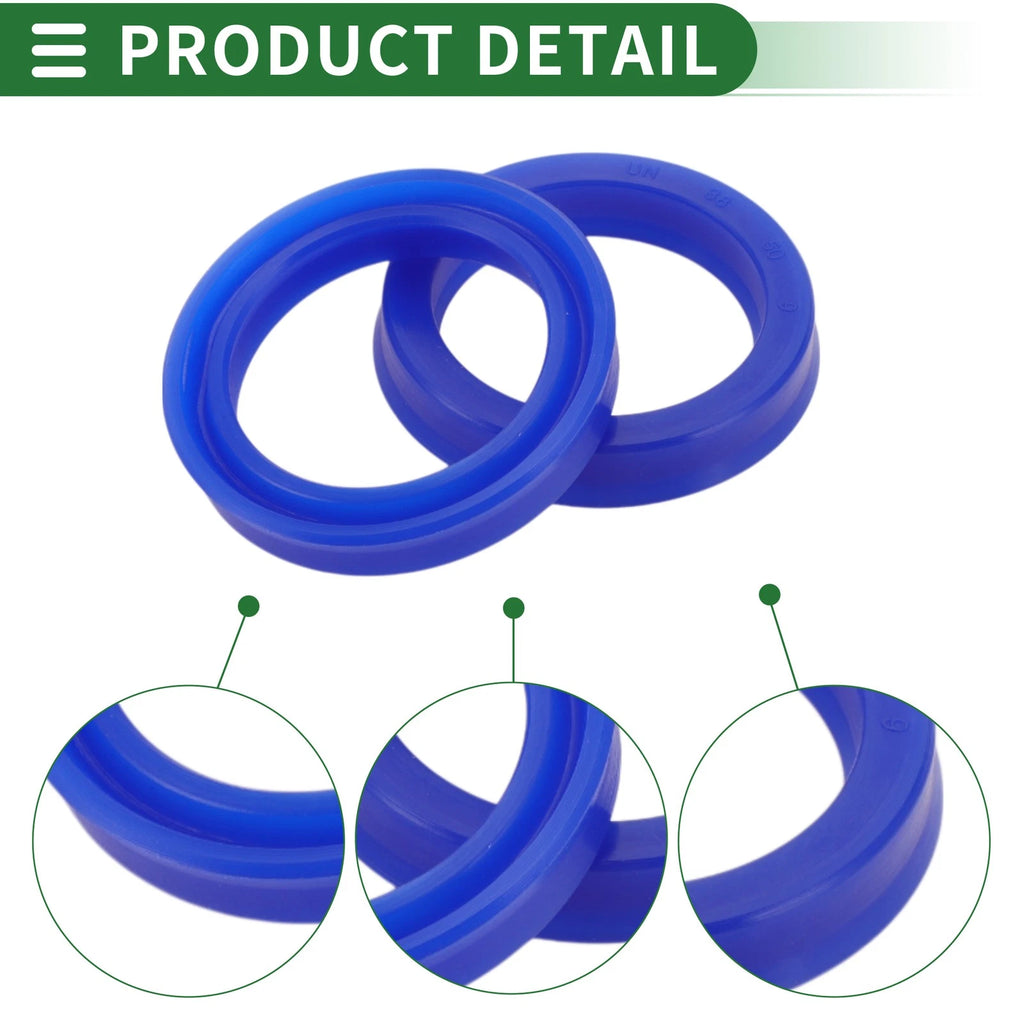 Set of 5 Oil Seal Rotary Shaft Seal 38x50x9mm High Pressure for Various Models