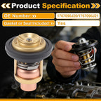 Engine Coolant Thermostat 1767090J20 for Suzuki PRESENTDF100A/115A/140A (2013–2020)