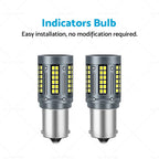LED White Rear Reverse Bulbs BA15s for Holden Commodore (VT–VE)