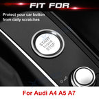 Engine Start Button Ring Cover Trim for Audi A4 A5 Q5 (2009-Up)