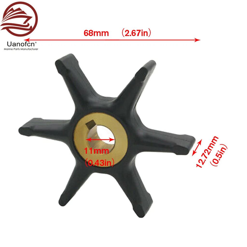 Water Pump Impeller for Johnson OMC Outboard (277181, 434424, 18-3001, 500350)