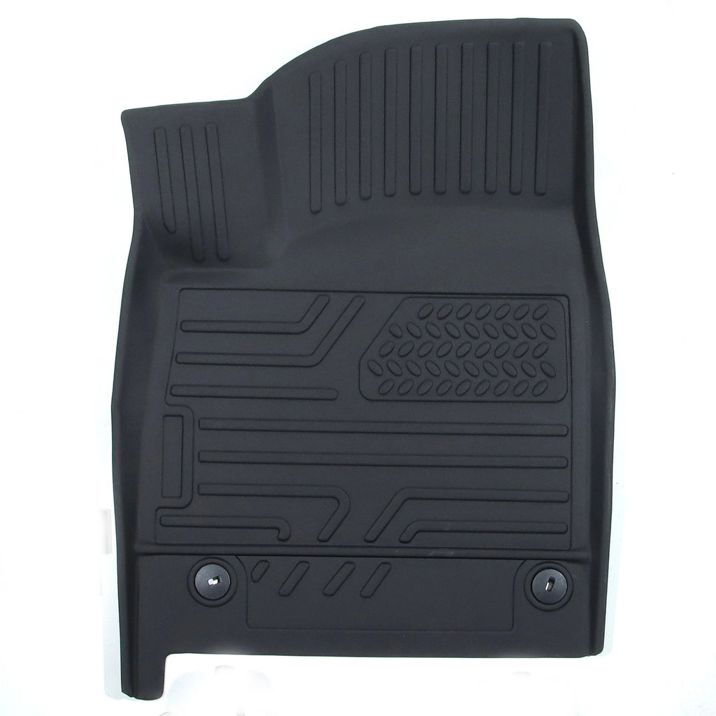 Set of 3 TPE Rubber All Weather Floor Mats for Kia EV6 (2022–2025)