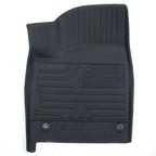Set of 3 TPE Rubber All Weather Floor Mats for Kia EV6 (2022–2025)