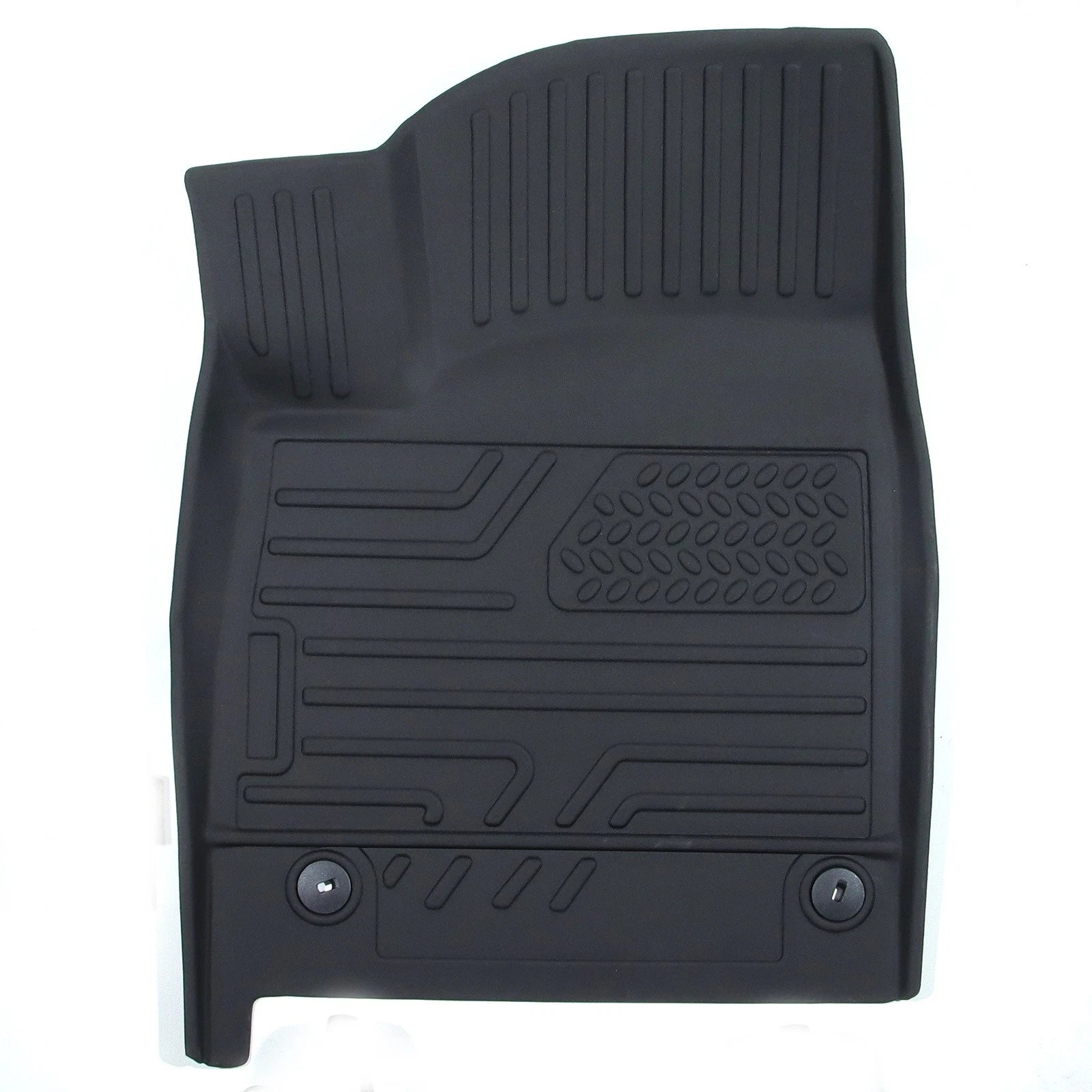 Set of 3 TPE Rubber All Weather Floor Mats for Kia EV6 (2022–2025)