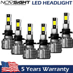 6X H11 LED Headlight Kit Bulbs for Chevrolet Impala Limited (2014–2016)