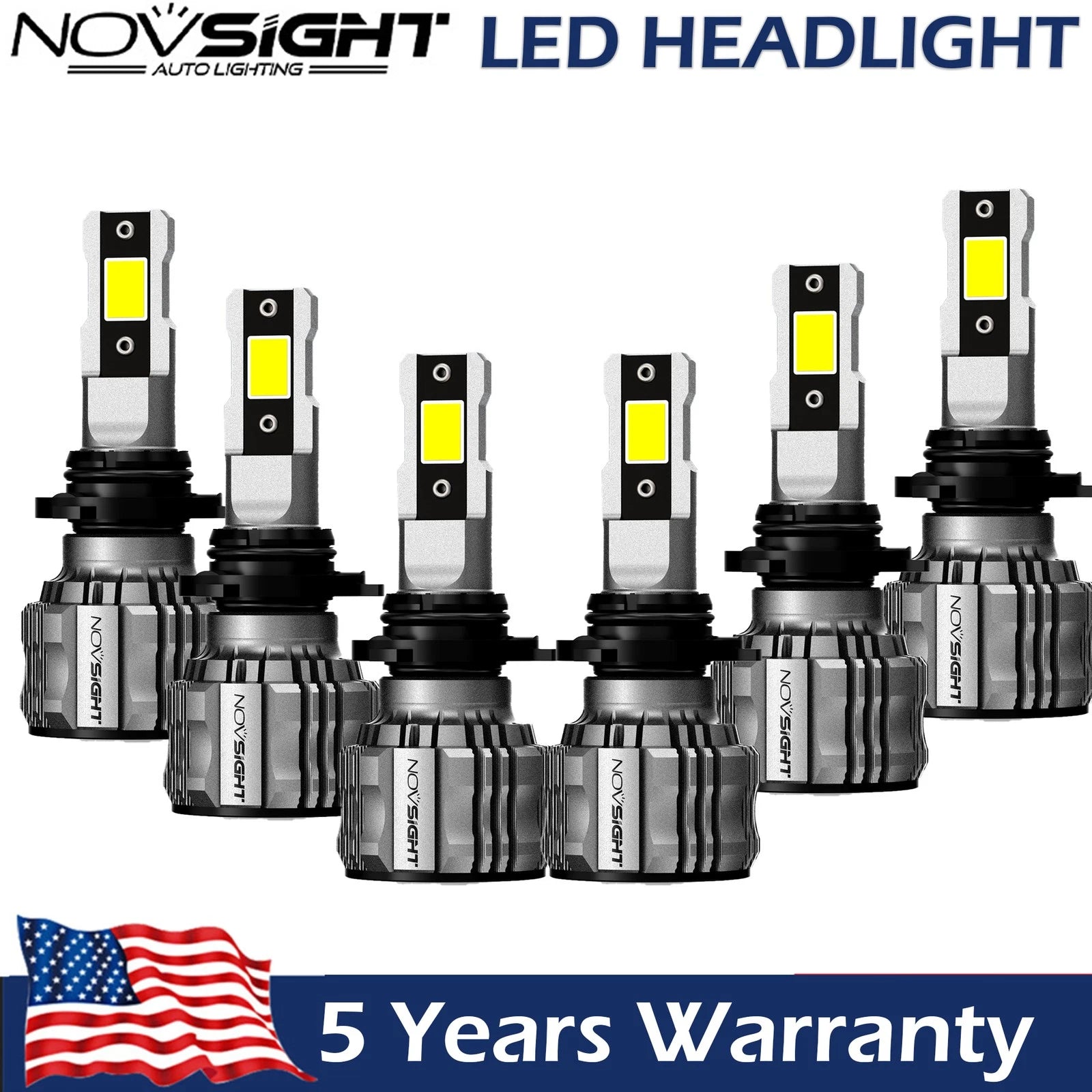 6X H11 LED Headlight Kit Bulbs for Chevrolet Impala Limited (2014–2016)