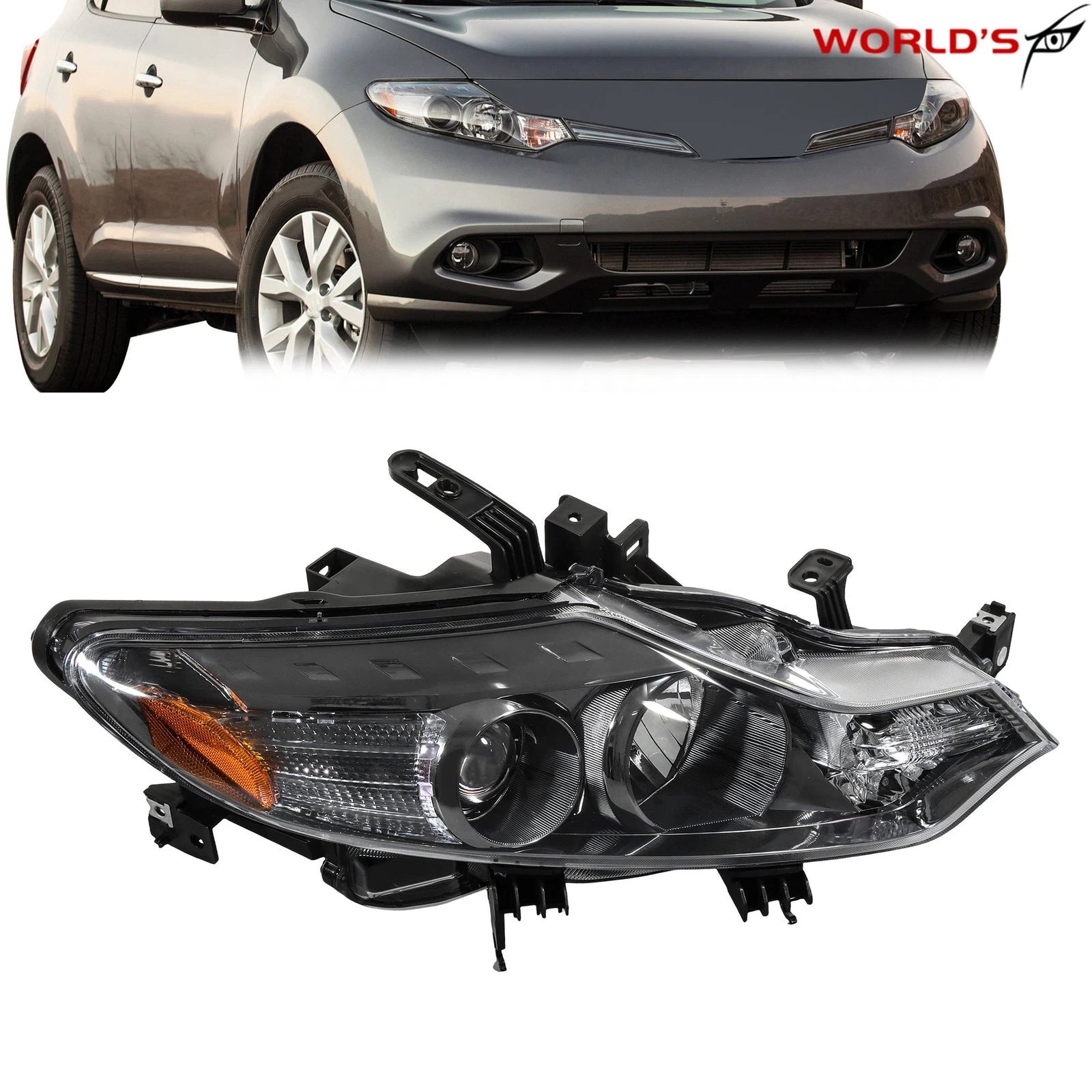 Halogen Headlight for Nissan Murano (2009–2014) Right Side