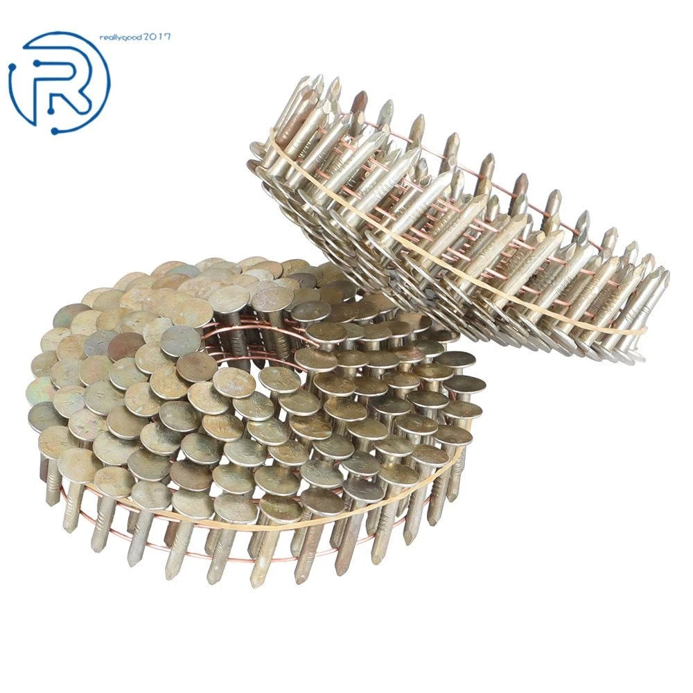 3/4" Galvanized Coil Roofing Nails for Roofing (7200 Pack)