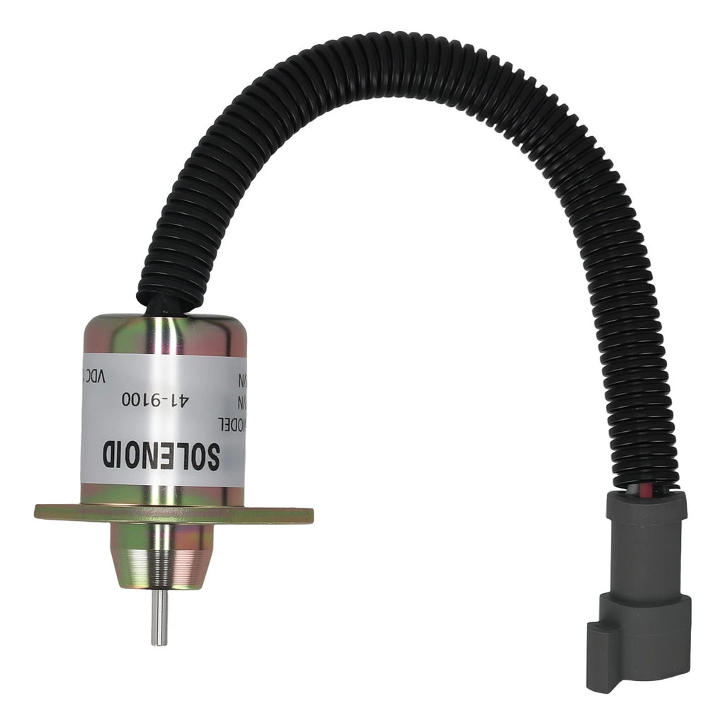 12V Fuel Shut Off Solenoid for Yanmar 482/486 (4TNE84, 4TNE88) 41-9100, 41-7886