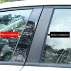 Decal Cover Pillar Post Window Trim 6 x for Audi A4 B8 S4 (2009–2015)