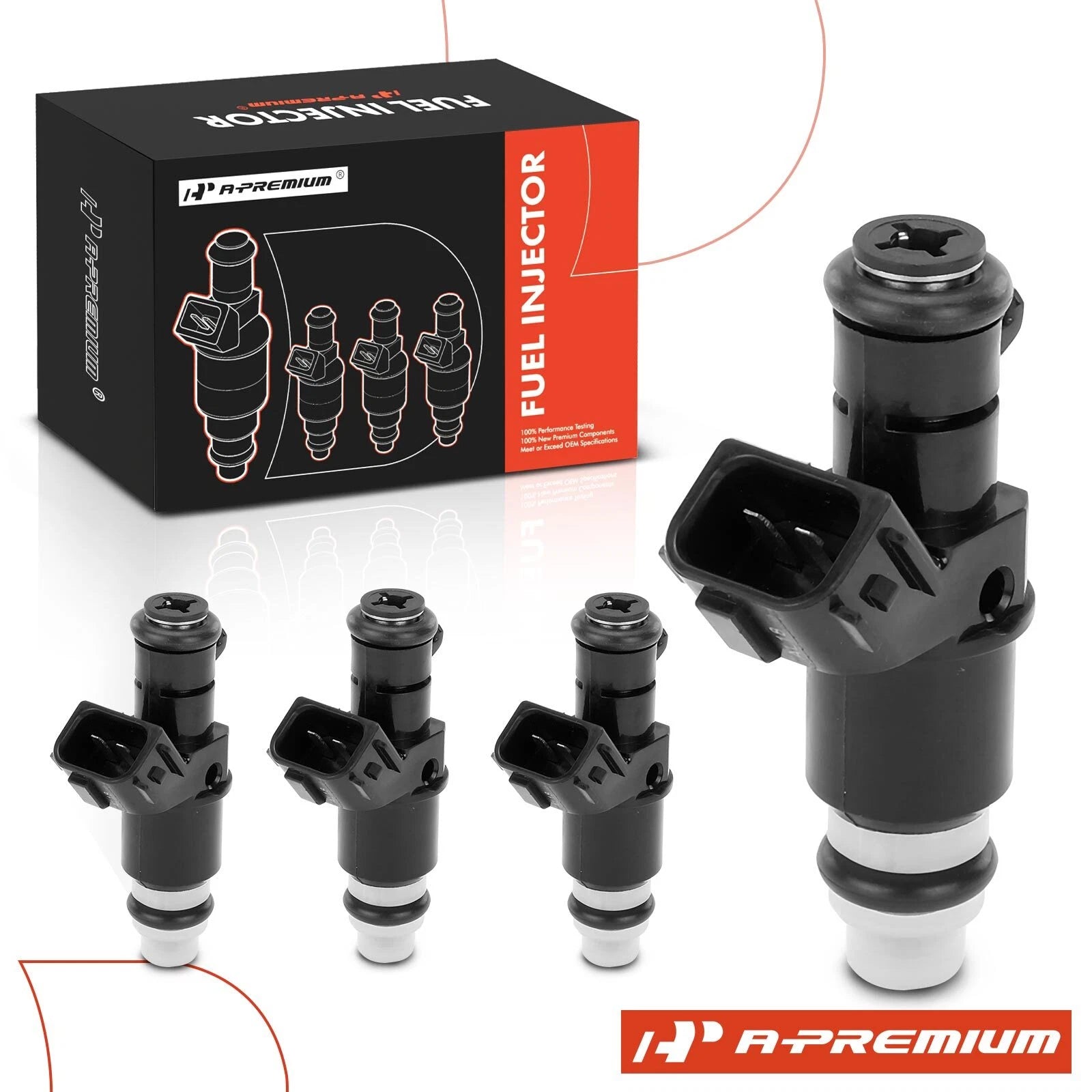 Set of 4 Fuel Injectors for Honda Civic (2006–2011)