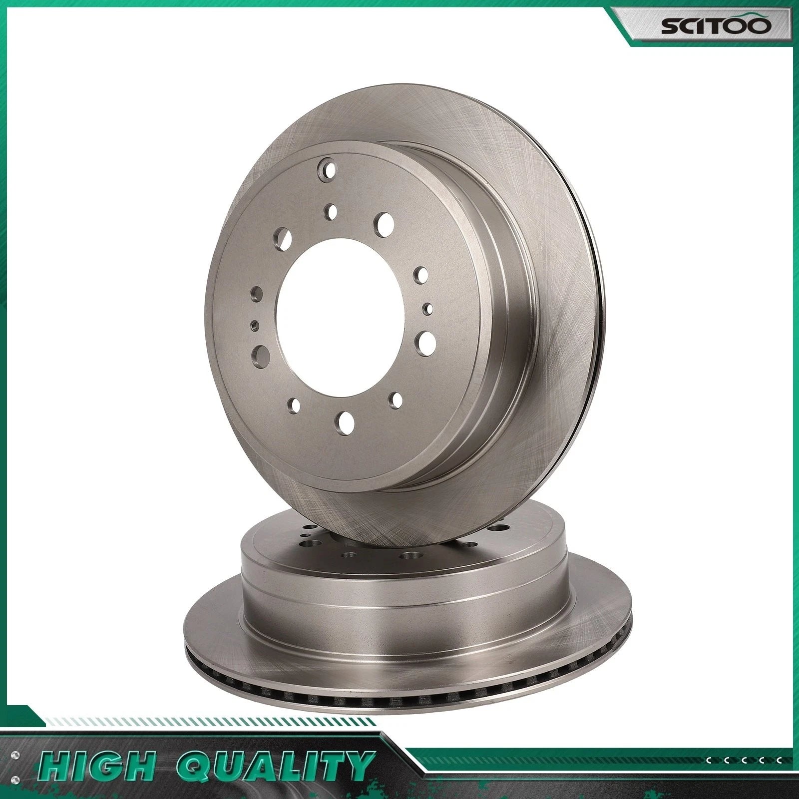 Rear Brake Rotors for Toyota Land Cruiser Sequoia Tundra (2007–2021)
