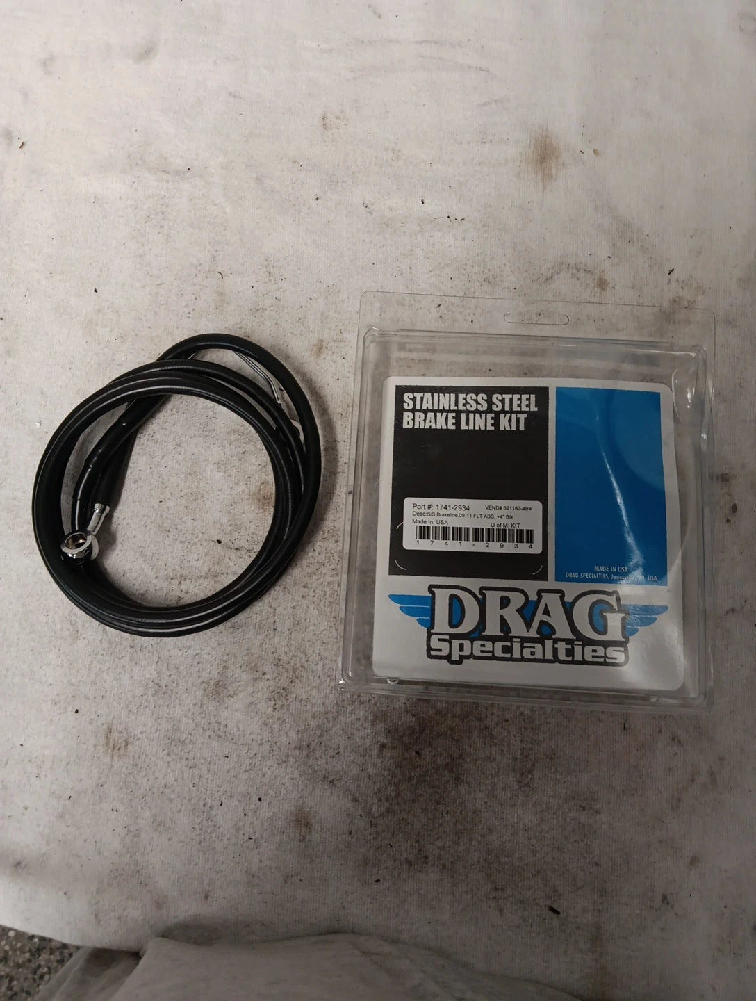 Stainless Steel Brake Line Kit for Drag Specialties (1741-2934)