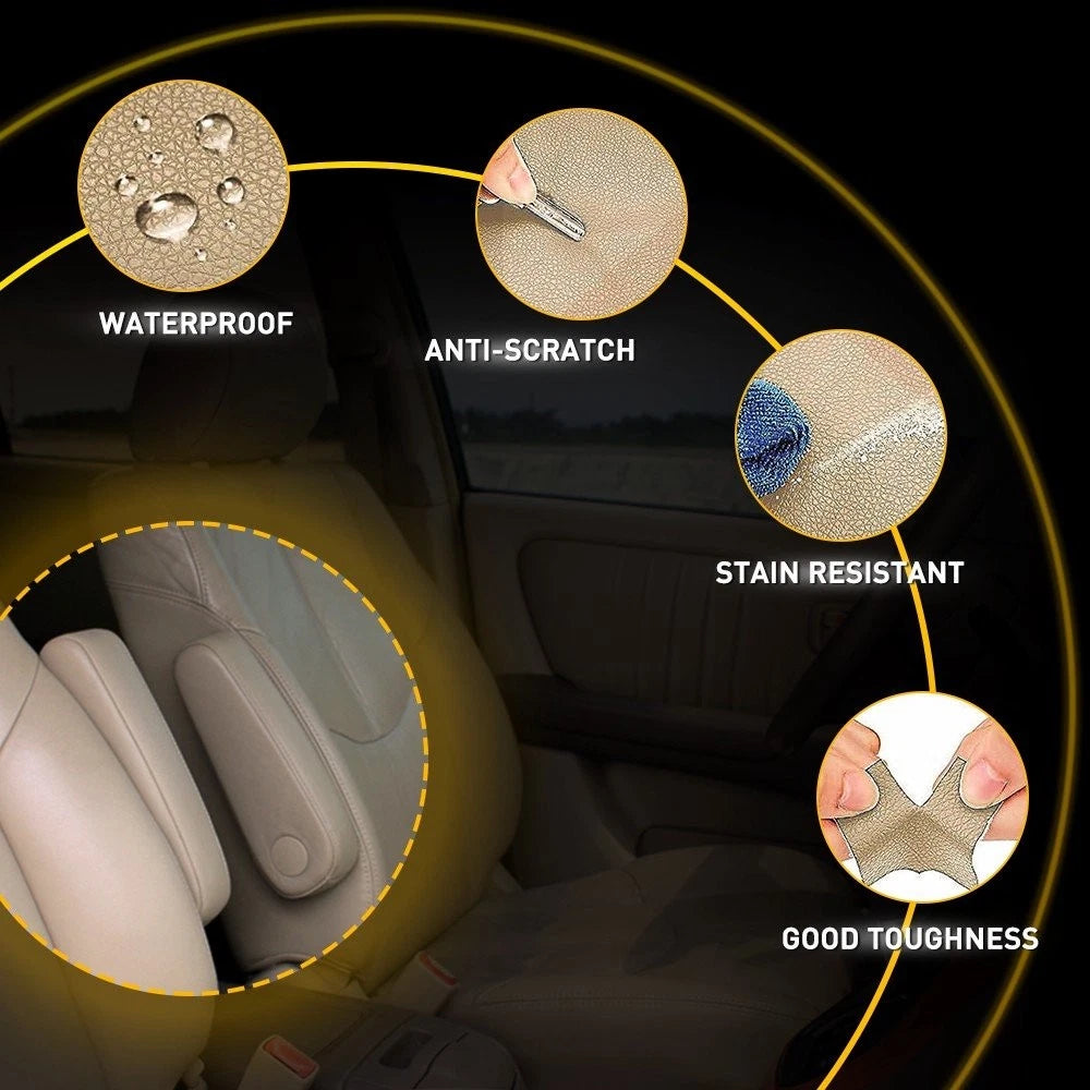 2X Front Seat Armrest Cover for Lexus RX 300 330 350 (2003–2009) Beige Leather