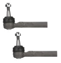 Set of 2 Outer Steering Tie Rod Ends for Silverado 1500, Sierra 1500 (RWD)