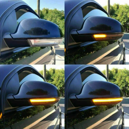Dynamic Smoked LED Side Mirror Turn Signal Light for Golf 5, Passat B6 (2003–2010)