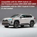 Molded Mud Flaps Set for Toyota RAV4 (2019-2025) 2.5L Front Rear Black