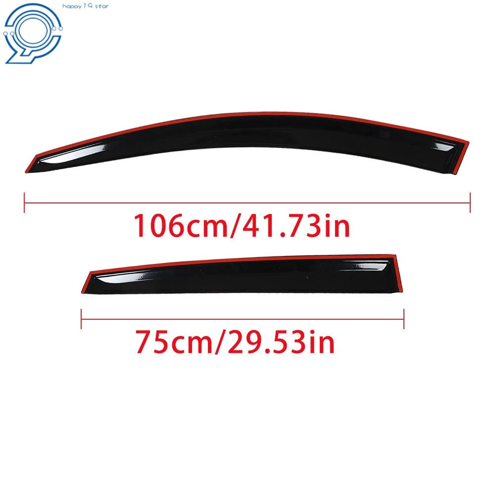 Set of 4 Window Visors for Holden Captiva (2006-2019)