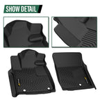 TPE Floor Mats for Toyota Tundra Double Cab/CrewMax (2007–2011)