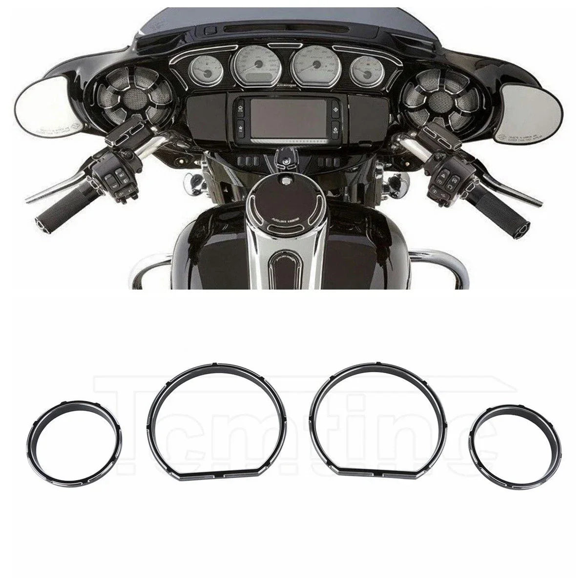 Instrument Board Gauge Bezel for Harley Electra Glide (2014-2023)