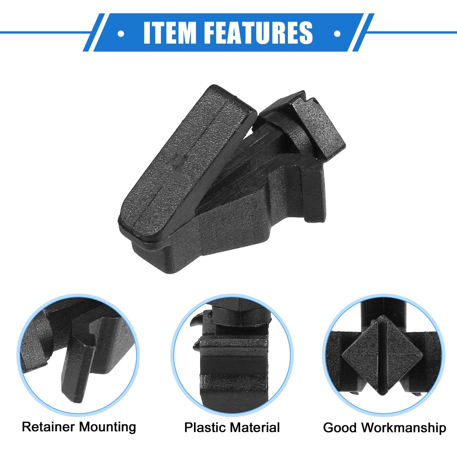 40 Pcs Front Grille Bumper Cover Clip for Nissan Altima (2002–2004)