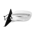 Replacement Chrome Driver Side Power Door Mirror w/Heated Glass w/o Memory