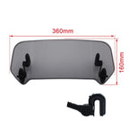 Universal Motorcycle Windshield Windscreen L for Yamaha, BMW, Honda, Suzuki
