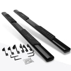Set of 2 Oval 5" Side Step Nerf Bars for Silverado/Sierra (2001–2014)