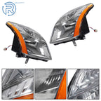 Halogen Headlights for Nissan Sentra (2010-2012) Clear Chrome
