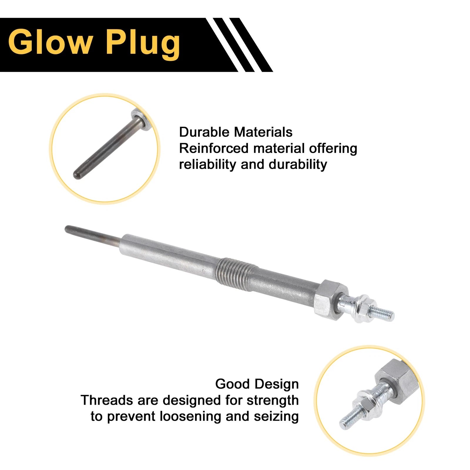 Glow Plug No. 12639701 for Diesel Engines (1 Pc)