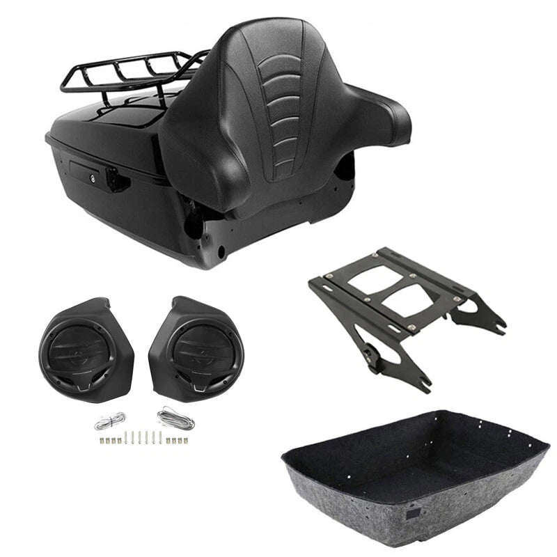 Backrest Pad with Speakers for Harley Touring (2014–Present)