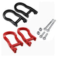Tow Hooks for Chevy Silverado GMC Sierra 1500 (2007–2019) 84192871 Black/Red/Silver