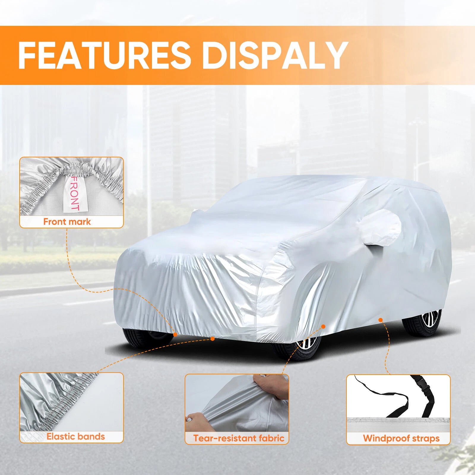 Full SUV Car Cover for GMC Acadia (2017–2023) Waterproof UV Protection