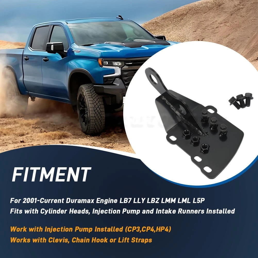 Engine Lift Plate for 6.6L Duramax LB7 LLY LBZ LMM LML L5P (2001–2023)