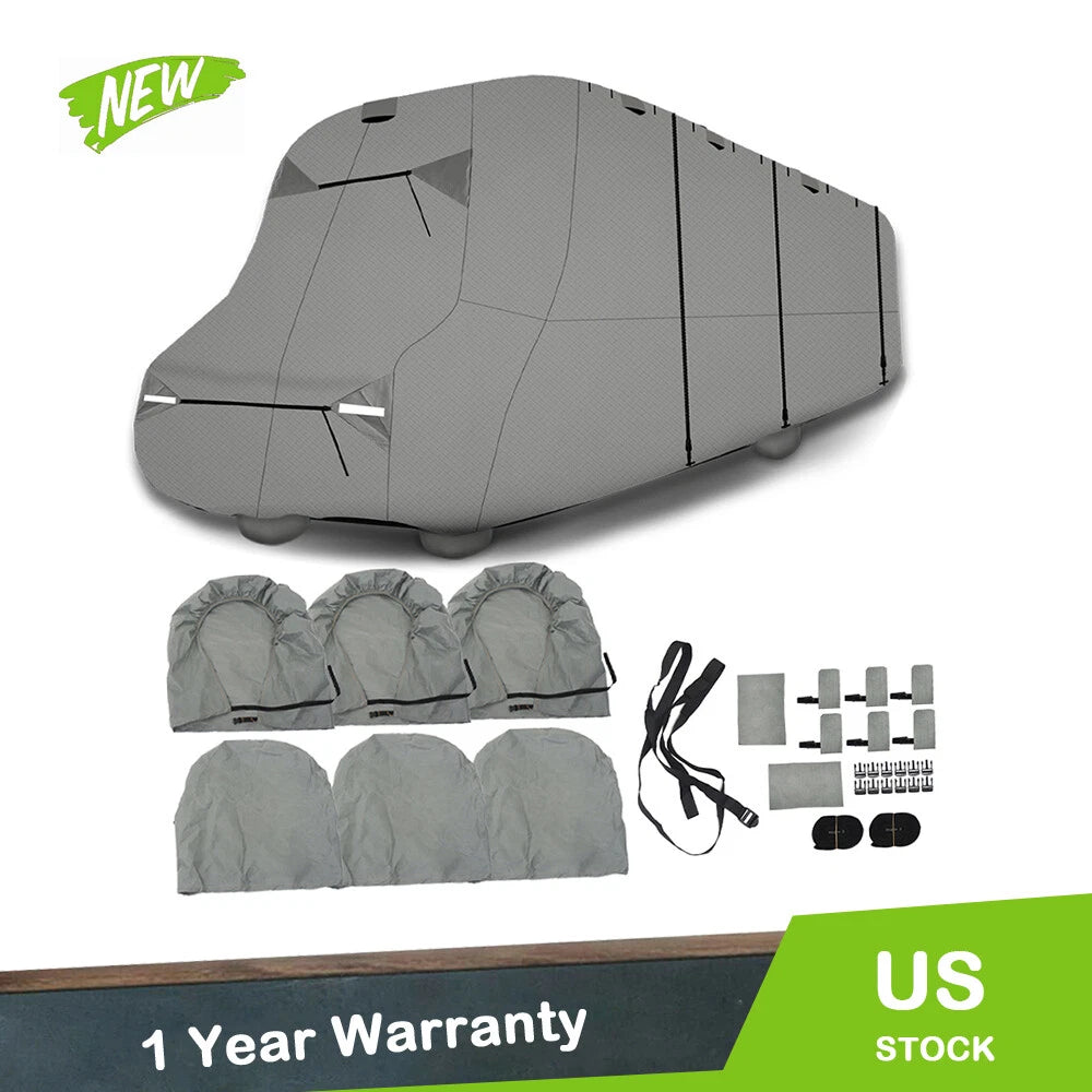 RV Cover for Class C Motorhome (23'-26' FT) Waterproof Anti-UV