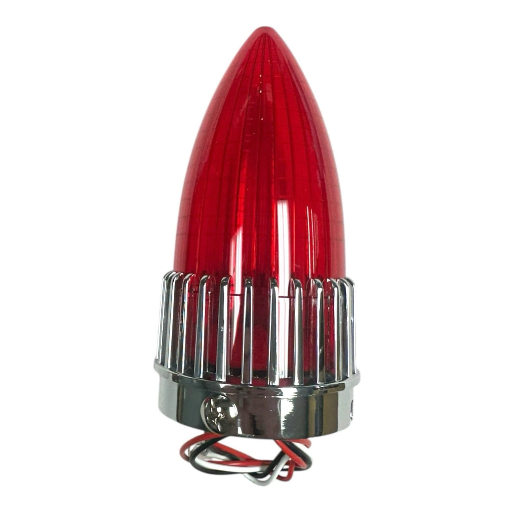 LED Tail Light Kit w Chrome Bezels for 1959 Cadillac (1959–1959)