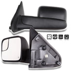 Pair Power Heated Tow Mirrors for Dodge Ram 1500 (2002–2008) Ram 2500/3500 (2003–2009)