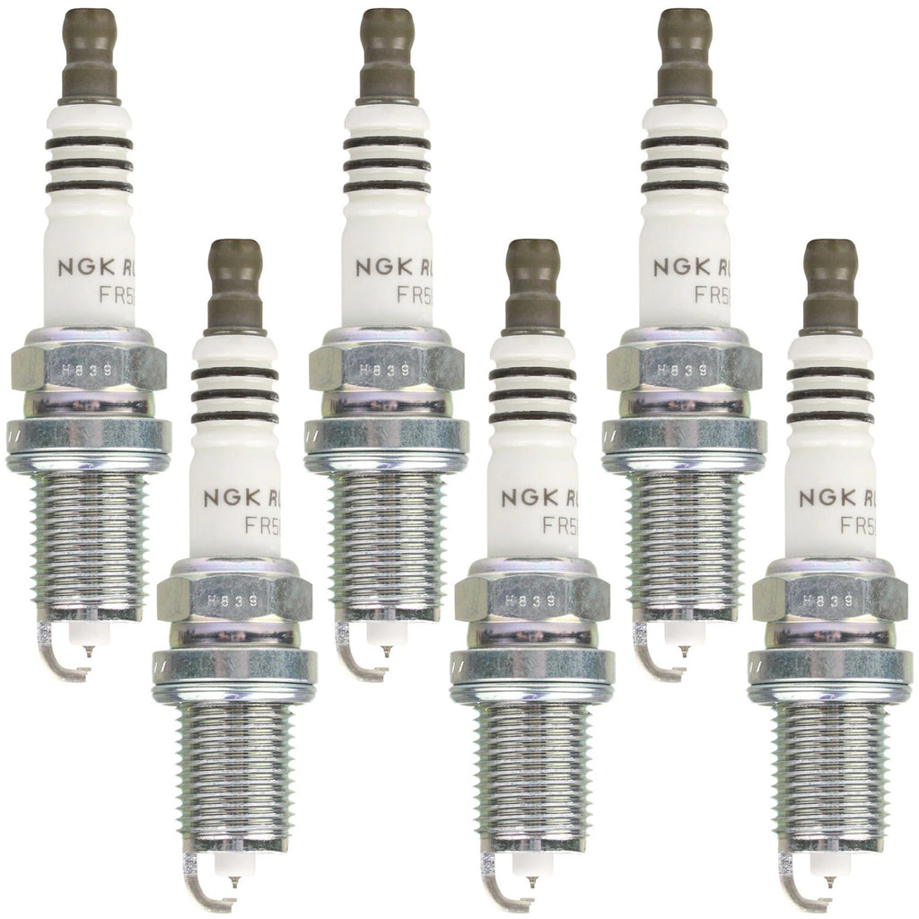 Set of 6 NGK Ruthenium HX Spark Plugs for Dodge Isuzu KIA MB Saab Subaru Toyota