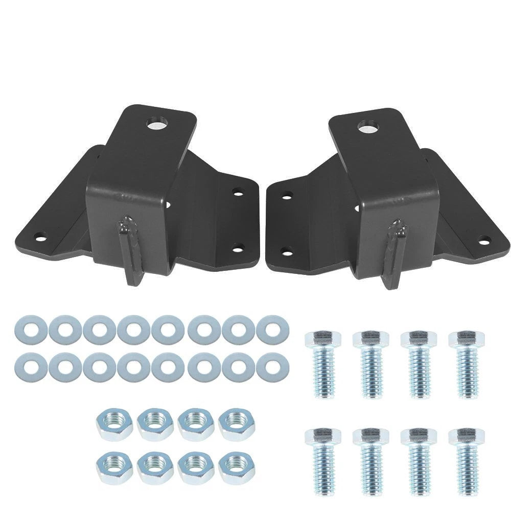 2" Rear Axle Drop Hangers for Chevy GMC 1500 Pickup 2WD (1999–2006)