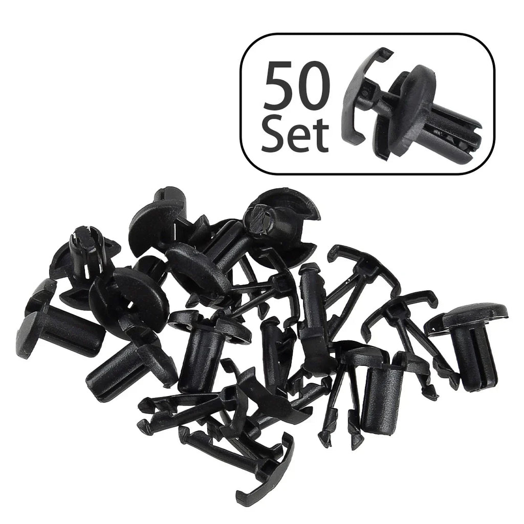 50 x Bolt Fastener Clip Rivets for Honda Motorcycle (Fits 90683-GAZ-003)