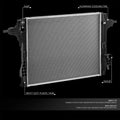 OE Style Aluminum Radiator DPI 13717 for Ford F250 F350 F450 F550 (2017–2022)