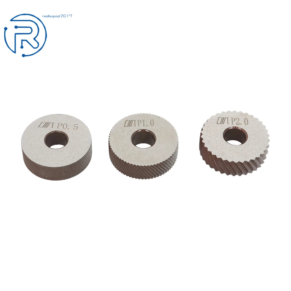 Set of 7 Steel Knurling Tools for Lathe