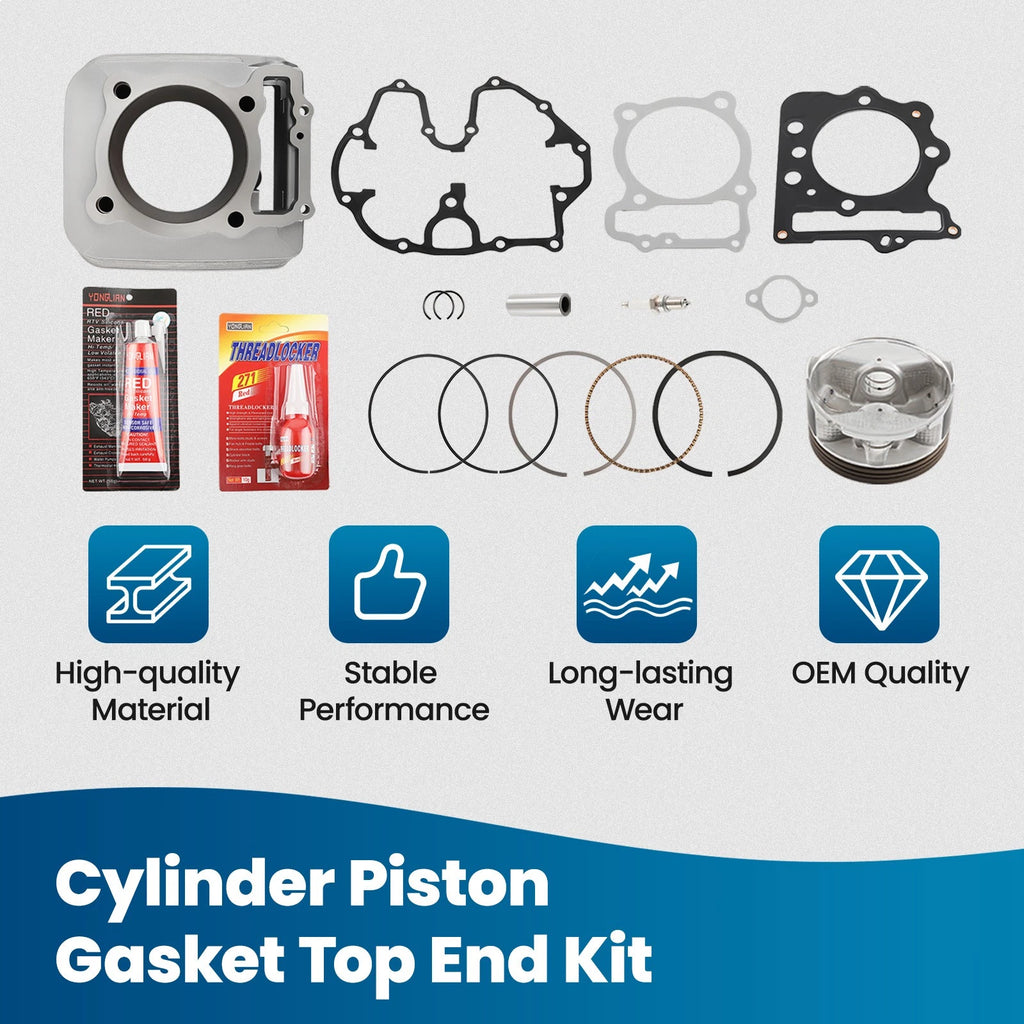 Cylinder Piston Gaskets Kit for Honda Sportrax 400 TRX400EX (1999–2008)