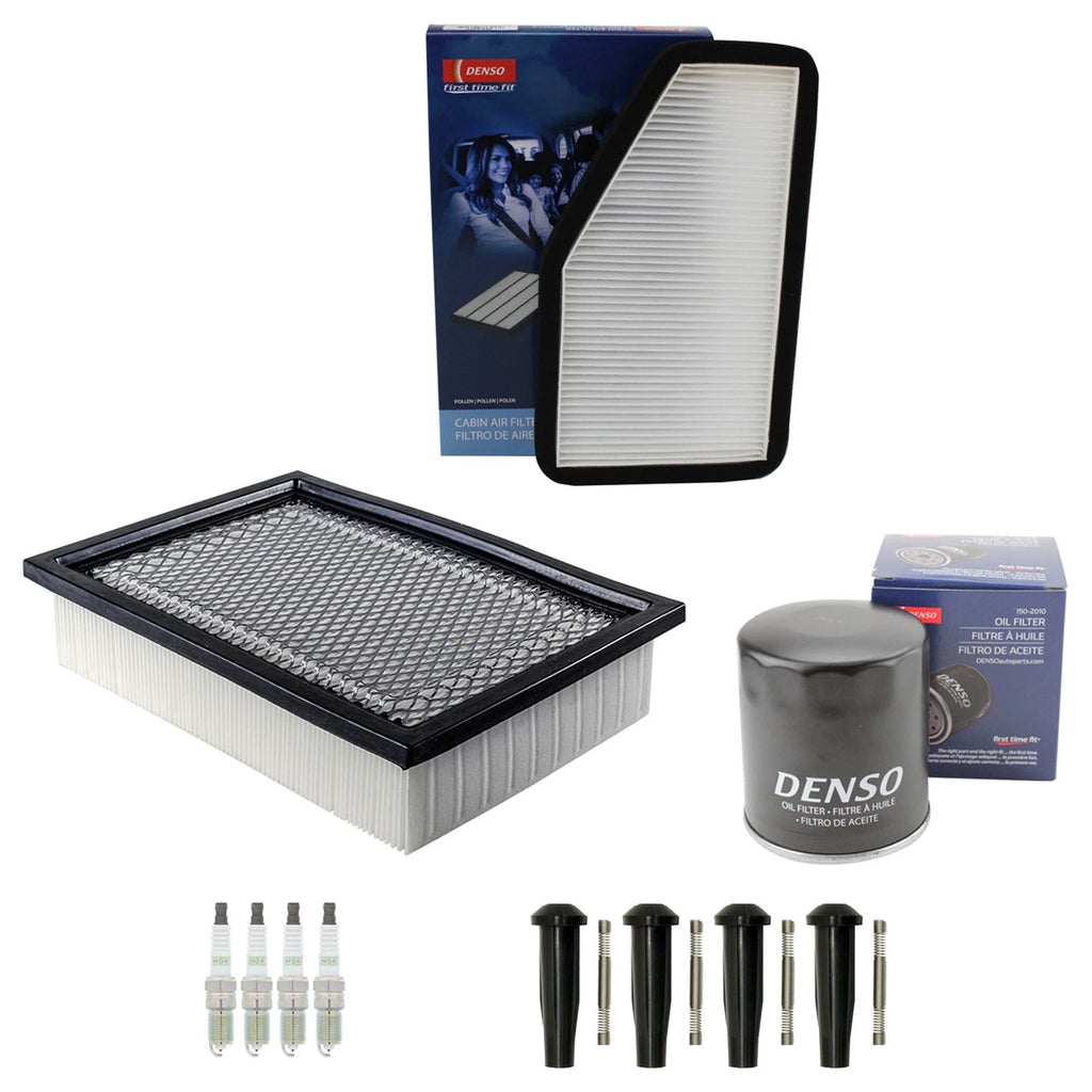 Tune Up Kit with 4 Spark Plugs & Boots for Ford Escape/Mariner/Tribute (2001–2012)