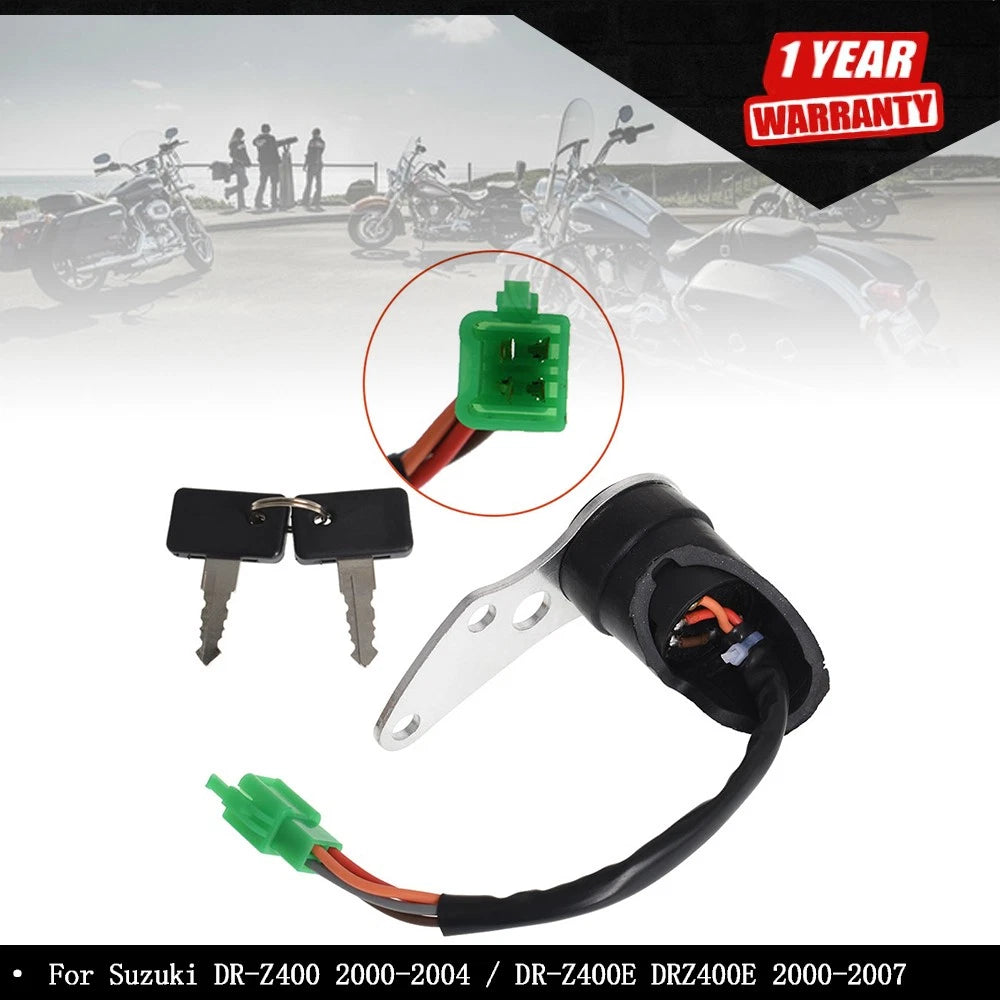 Ignition Key Switch for Suzuki DRZ400E (2000–2007)